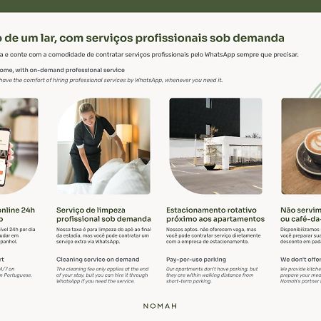 Апартаменты Nomah - Aptos Por Temporada Na Liberdade Сан-Пауло Экстерьер фото