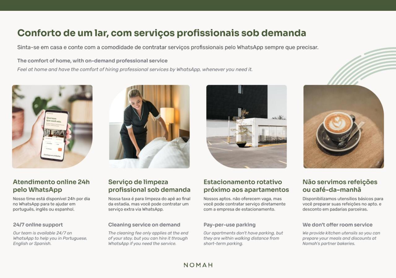Апартаменты Nomah - Aptos Por Temporada Na Liberdade Сан-Пауло Экстерьер фото